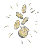 Icône dessin monnaie