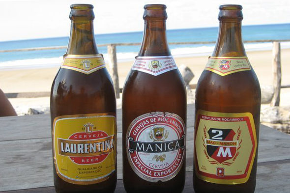 Quelques exemples de bières artisanales et locales du Mozambique