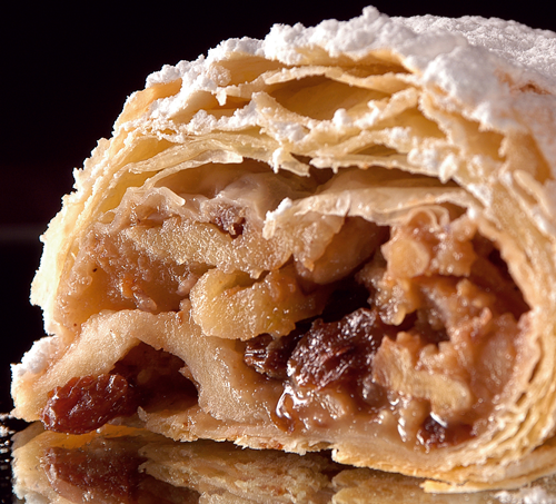 Le fameux dessert aux pommes Apfelstrudel revisité de Namibie