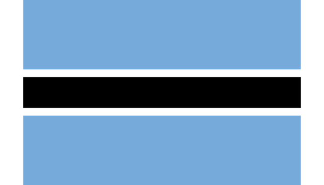 Le drapeau du Botswana