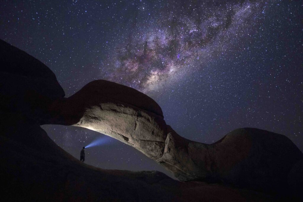 Meilleur spot d'observation des étoiles en Namibie à Spitzkoppe